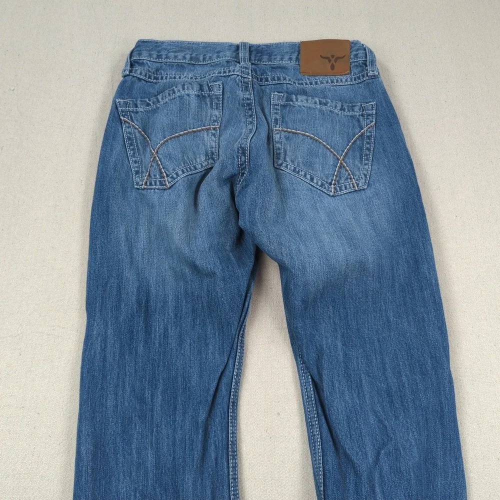 Wrangler Jeans Mens 28x30 Blue 20X Vintage Boot Cut Western Cowboy Rodeo